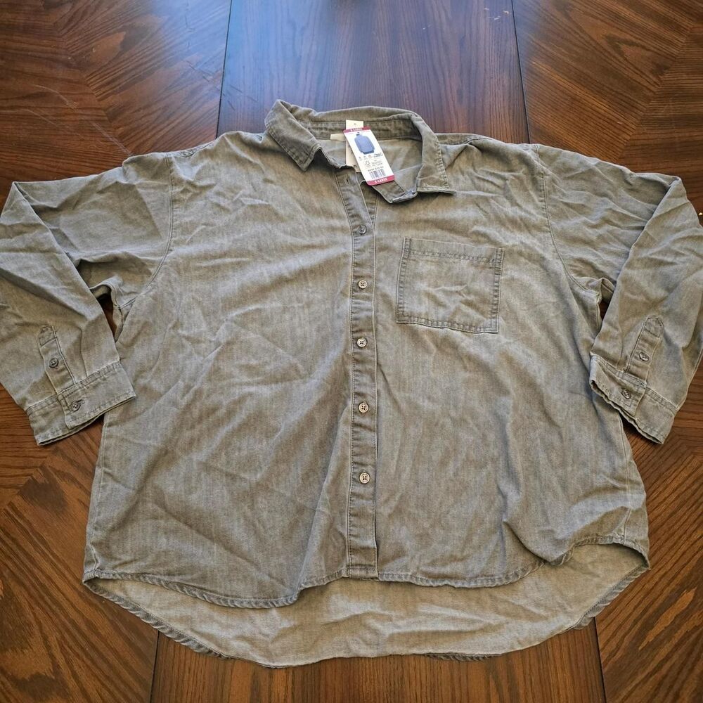 Seven7 Green and Khaki Shirt